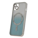 Glitter Chrome Mag-fodral för iPhone 14 6,1" silvergradient