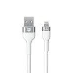 För evigt flexibel kabel USB – Lightning 1,0 m 2,4A vit