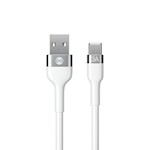 För alltid flexibel kabel USB – USB-C 1,0 m 3A vit