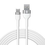 För alltid flexibel kabel USB – USB-C 1,0 m 3A vit