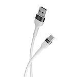 För alltid flexibel kabel USB – USB-C 1,0 m 3A vit