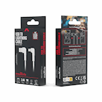Maxlife MXUC-09 vinklad USB-Lightning-kabel 1,0 m 2,4A vit