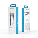 Forever Shark kabel USB – USB-C 1,0 m 2A svart