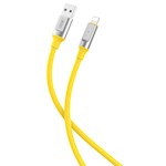 XO-kabel NB251 USB – Lightning 1,0 m 6A gul