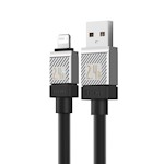 Baseus sladd CoolPlay USB – Lightning 1m 2,4A svart