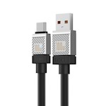 Baseus sladd CoolPlay USB – USB-C 1m 100W svart