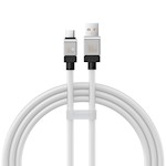 Baseus sladd CoolPlay USB – USB-C 1m 100W vit