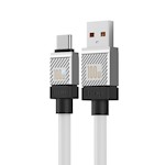 Baseus sladd CoolPlay USB – USB-C 1m 100W vit
