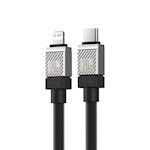 Baseus sladd CoolPlay USB-C – Lightning 1m 20W svart