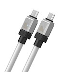 Baseus sladd CoolPlay USB-C – USB-C 2m 100W vit