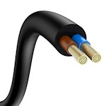 Baseus väggladdare GaN3 Pro PD 65W 2x USB-C 2x USB svart + USB-C – USB-C-kabel