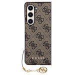 Guess fodral till Samsung Galaxy Z Fold 5 GUHCZFD5GF4GBR brun HC PU 4G Charm