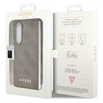 Guess fodral till Samsung Galaxy Z Fold 5 GUHCZFD5GF4GBR brun HC PU 4G Charm