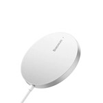 Baseus trådlös laddare Simple Mini 3 15W silver magnetisk