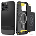 Spigen Rugged Armor Mag Magsafe fodral till iPhone 15 Pro 6,1" mattsvart