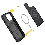 Spigen Rugged Armor Mag Magsafe fodral till iPhone 15 Pro 6,1" mattsvart