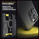 Spigen Rugged Armor Mag Magsafe fodral till iPhone 15 Pro 6,1" mattsvart