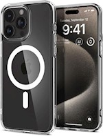 Spigen Ultra Hybrid Magsafe skal för iPhone 15 Pro 6,1" vit
