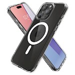 Spigen Ultra Hybrid Magsafe skal för iPhone 15 Pro 6,1" vit
