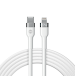 För evigt flexibel MFi-kabel USB-C – Lightning 1,0 m 27W vit