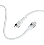 För evigt flexibel MFi-kabel USB-C – Lightning 1,0 m 27W vit
