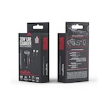 Maxlife MXCC-04 PD QC bil-laddare 1x USB-C 1x USB 20W svart + USB-C – Lightning-kabel 27W