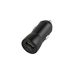 Maxlife MXCC-04 PD QC bil-laddare 1x USB-C 1x USB 20W svart + USB-C – Lightning-kabel 27W