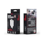 Maxlife MXTC-08-65ACC PD QC-laddare 2x USB-C 1x USB 65W vit