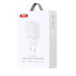 XO-väggladdare CE15 PD 20W 1x USB-C vit