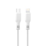 Maxlife MXUC-10 MFi-kabel USB-C – Lightning 1,0 m 27W vit