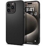 Spigen Liquid Air-fodral för iPhone 15 Pro Max 6,7″ i matt svart