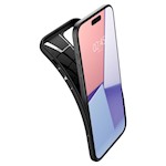 Spigen Liquid Air-fodral för iPhone 15 Pro Max 6,7″ i matt svart