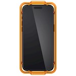 Spigen härdat glas ALM GLASS FC 2-PACK för iPhone 15 Pro Max 6,7 tum svart