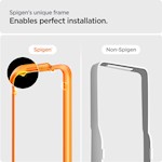 Spigen härdat glas ALM GLASS FC 2-PACK för iPhone 15 Pro Max 6,7 tum svart