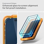 Spigen härdat glas ALM GLASS FC 2-PACK för iPhone 15 Pro Max 6,7 tum svart