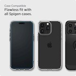 Spigen härdat glas ALM GLASS FC 2-PACK för iPhone 15 Pro Max 6,7 tum svart