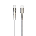 Forever Sleek sladd USB-C – USB-C 2,0 m 60W vit