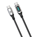 Forever LCD-kabel USB-C – USB-C 1,0 m 100W svart