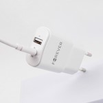 Evigt TC-01-20AC PD QC-laddare 1x USB-C 1x USB 20W vit