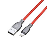 Forever Tornado kabel USB – Lightning 1,0 m 3A röd