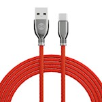 Forever Tornado kabel USB – USB-C 1,0 m 3A röd