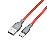Forever Tornado kabel USB – USB-C 1,0 m 3A röd
