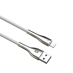 Forever Sleek kabel USB – Lightning 1,0 m 2,4A vit