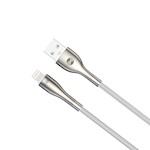 Forever Sleek kabel USB – Lightning 1,0 m 2,4A vit