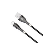 Forever Sleek-kabel USB – USB-C 1,0 m 3A svart