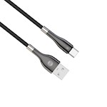 Forever Sleek-kabel USB – USB-C 1,0 m 3A svart