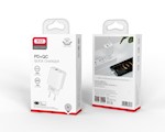 XO väggladdare CE02A PD 20W QC 3.0 18W 1x USB 1x USB-C vit