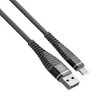 Forever Shark kabel USB – Lightning 1,0 m 2A svart