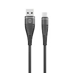 Forever Shark kabel USB – USB-C 1,0 m 2A svart