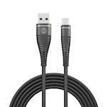 Forever Shark kabel USB – USB-C 1,0 m 2A svart